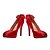 cheap Women&#039;s Heels-Women&#039;s Spring Summer Fall Platform Satin Wedding Dress Party &amp; Evening Stiletto Heel Bowknot Red White Champagne