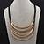 cheap Necklaces-Necklace Statement Necklaces Jewelry Party / Daily Leather / Copper / Gold Plated Gold / Black 1pc Gift