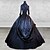 halpa Historialliset ja vintage-asut-Maria Antonietta loma mekko Tanssiaispuku Japani Cosplay Puvut Musta