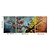 abordables Peintures à l&#039;Huile Meilleurs Artistes-Peint à la main Abstrait / A fleurs/BotaniqueModern Trois Panneaux Toile Peinture à l&#039;huile Hang-peint For Décoration d&#039;intérieur