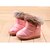 cheap Girls&#039; Shoes-Girls&#039; Comfort Fur / Leatherette / PU Magic Tape White / Pink / Fuchsia Winter / Booties / Ankle Boots / TPU (Thermoplastic Polyurethane)