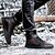 cheap Men&#039;s Boots-Men&#039;s Spring / Fall / Winter Flat Heel Casual Lace-up Leather 5.08-10.16 cm / Mid-Calf Boots Black / Brown