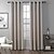 cheap Curtains Drapes-Curtains Drapes Living Room Stripe Polyester Jacquard / Blackout