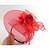 זול תכשיטים לשיער-בגדי ריקוד נשים רצועות ראש Fascinators עבור חתונה Party תחרה סגול אדום לבן