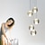 tanie Design klastrowy-5-lampowy 10 (4 &quot;) kryształ / LED lampa wisząca klaster metalowy chrom nowoczesny współczesny 90-240v