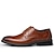 voordelige Heren Oxfordschoenen-Heren Formele Schoenen Leer Lente / Herfst / Winter Comfortabel Oxfords Zwart / Bruin / Leren schoenen / Jurk schoenen