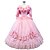 baratos Vestidos Lolita-Queen Victoria Gótica Lolita Rococó Barroco Vestidos Mulheres Para Meninas Renda Cetim Japanês Fantasias de Cosplay Tamanhos Grandes Personalizado Rosa claro De Baile Sólido Poeta Manga Longa