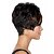 cheap Synthetic Wigs-Chic Pixie Cut Synthetic African American Wig for Women Short Wavy Hair Full Wig with Bangs sw0116