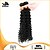 お買い得  つけ毛（ナチュラルカラー）-人間の髪編む ブラジリアンヘア Kinky Curly ４個 ヘア織り