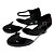 baratos Sapatos de Swing-Mulheres Sapatos de baloiço Interior Espetáculo Ensaio / Prática Sandália Salto Personalizado Fivela Branco Azul