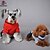 Χαμηλού Κόστους Ρούχα για σκύλους-Σκυλιά Φόρμες Κόκκινο Μπλε Γκρίζο Ρούχα για σκύλους Χειμώνας Άνοιξη/Χειμώνας Συνδυασμός Χρωμάτων Καθημερινά