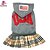 abordables Vêtements pour chiens-Chat Chien Manteaux Pulls à capuche Robe Tartan Lettre et chiffre Cosplay Mariage De plein air Hiver Vêtements pour Chien Vêtements pour chiots Tenues De Chien Rouge Bleu de minuit Gris Costume pour