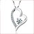cheap Necklaces-Women&#039;s Pendant Necklaces Heart Silver Love Jewelry For