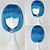 cheap Carnival Wigs-Cosplay Cosplay Cosplay Wigs Women&#039;s 12 inch Heat Resistant Fiber Blue Anime