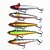 baratos Iscos e Moscas de Pesca-5 pcs Iscas Vairão Vibração Plástico Afundando Pesca de Mar Isco de Arremesso Pesca no Gelo / Rotação / Pesca de Gancho / Pesca de Água Doce / Pesca de Carpa / Pesca Baixa