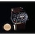 cheap Customized Watches-Personalized Gift Watch, Thermometer Quartz Watch With 304 Stainless Steel Case Material Genuine Leather Band Multifunction Watch Water