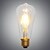 halpa Lamput-E14 E26/E27 Hehkulamput A60(A19) 2 LEDit COB Koristeltu Keltainen 2700K AC 220-240V