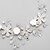 ieftine Coliere-Lănțișor Pentru femei Cristal Alb Imitație de Perle Alb Alb Coliere Bijuterii pentru Nuntă Petrecere Logodnă