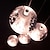Недорогие В виде грозди-5-ламповый 10 (4 &quot;) хрустальный / светодиодный подвесной светильник металлический кластер хром современный современный 90-240v
