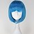 abordables Perruques Halloween-Cosplay Cosplay Perruques de Cosplay Femme 12 pouce Fibre résistante à la chaleur Bleu Manga