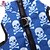 cheap Dog Clothes-Cat Dog Coat Vest Winter Dog Clothes Blue Costume Cotton Skull Casual / Daily XS S M L