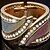 cheap Bracelets-K24 Women Snap Bracelet , Vintage/Cute/Party/Casual Platinum Plated/Rhinestone