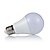 cheap LED Globe Bulbs-3 W LED Globe Bulbs 280-320 lm E26 / E27 A60(A19) LED Beads High Power LED Remote-Controlled RGB 85-265 V / 1 pc / RoHS / CCC