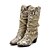 cheap Women&#039;s Boots-Women&#039;s Boots Spring Fall Winter Customized Materials Casual Party &amp; Evening Chunky Heel Buckle Gray Beige Other