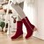 cheap Women&#039;s Boots-Women&#039;s Shoes Fleece Wedge Heel Wedges/Fashion Boots/Round Toe Boots Dress/Casual Black/Yellow/Red