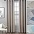 cheap Curtains Drapes-Curtains Drapes Living Room Stripe Polyester Jacquard / Blackout