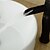 Χαμηλού Κόστους Classical-Μπάνιο βρύση νεροχύτη - Καταρράκτης Λαδωμένο Μπρούντζινο Αναμεικτικές με ξεχωριστές βαλβίδες Μία Οπή / Ενιαία Χειριστείτε μια τρύπαBath Taps