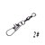 economico Accessori per la pesca-formato 2 # 100pcs anello 8 parola girevole in acciaio inox anelli solidi pesca connettore
