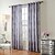 cheap Curtains Drapes-Curtains Drapes Living Room Stripe Polyester Print