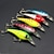 baratos Iscos e Moscas de Pesca-5 pcs Isco Duro / Iscas Vairão / Isco Duro / Jerkbaits / Conjuntos de Isco / Manivela Fantasma 12 g Onça mm polegada,Metal / Plástico Duro