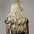 halpa Synteettiset trendikkäät peruukit-Synteettiset peruukit Laineita Laineita Peruukki Keskikokoinen Vaaleahiuksisuus Synteettiset hiukset Naisten Vaaleahiuksisuus