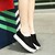 abordables Chaussures sans lacet et mocassins femme-Femme Chaussures Tissu Eté Automne Hiver Talon Plat Gland Pour Décontracté Noir Gris