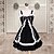 cheap Lolita Dresses-Princess Gothic Lolita Dress Women&#039;s JSK / Jumper Skirt Cosplay Short Sleeve Medium Length Halloween Costumes