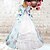 cheap Historical &amp; Vintage Costumes-Maria Antonietta Lolita Vacation Dress Cocktail Dress Dress Prom Dress Women&#039;s Cotton Japanese Cosplay Costumes Light Blue Floral Print Long Sleeve Medium Length