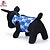 cheap Dog Clothes-Cat Dog Coat Vest Winter Dog Clothes Blue Costume Cotton Skull Casual / Daily XS S M L