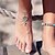 cheap Body Jewelry-Anklet Barefoot Sandals Ladies Unique Design Party Women&#039;s Body Jewelry For Party Birthday Layered Hollow Out Turquoise Turquoise Alloy Drop Screen Color