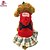 voordelige Hondenkleding-Kat Hond Jassen Hoodies Jurken Geruit Letter &amp; Nummer Cosplay Bruiloft ulko- Winter Hondenkleding Puppy kleding Hondenoutfits Rood Donkerblauw Grijs Kostuum voor Girl and Boy Dog Fleece Katoen S M L