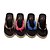 abordables Claquettes et tongs femme-Femme Chaussures PVC Eté Talon Plat Noir / Fuchsia / Marron