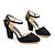 cheap Women&#039;s Heels-Women&#039;s Shoes Leatherette Spring / Summer / Fall Ankle Strap Chunky Heel Beading / Buckle Black / Red / Pink / Wedding / Party &amp; Evening / Dress / Party &amp; Evening