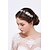 cheap Headpieces-Women&#039;s Sterling Silver Alloy Imitation Pearl Headpiece-Wedding Special Occasion Casual Headbands 1 Piece
