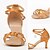 voordelige Latin dansschoenen-Dames Dansschoenen Latin dansschoenen Ballroom Sandalen Gesp Naaldhak Niet aanpasbaar Zwart / Rood / Bruin / Suède / Satijn