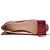 billige Flate sko til kvinner-Sko - Fleece / Tekstil - Flat hæl - Ballerina / Firkantet tå - Flate sko - Formell / Fritid - Svart / Burgunder