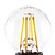 ieftine Becuri-FSL® 1 buc Bulb LED Glob 350-550 lm E26 / E27 G60 4 LED-uri de margele COB Alb Cald 220-240 V / 5 bc