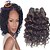 olcso Természetes színű copfok-Brazil haj Göndör Emberi haj sző 1 darab 0.1