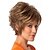cheap Older Wigs-Synthetic Wig Wavy Wavy Pixie Cut With Bangs Wig Short Blonde Synthetic Hair Women&#039;s Blonde