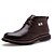 baratos Botas para Homem-Masculino Botas Conforto Inovador Tênis com Rodinhas Botas Cowboy/Country Couro Primavera Outono Inverno Atlético Casual Festas &amp; Noite